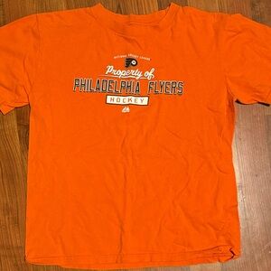 Majestic Orange Philadelphia Flyers Kids Tee